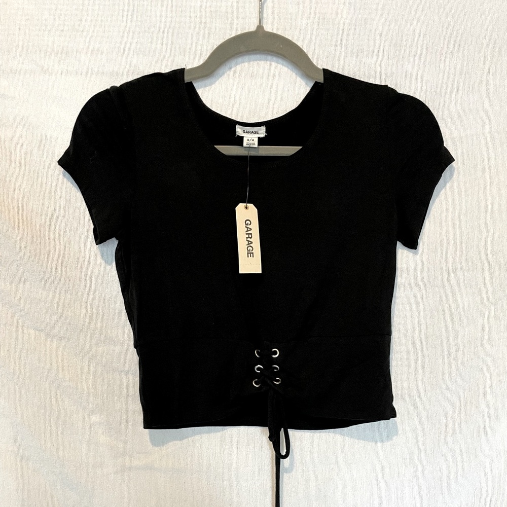 Garage: Black Crop Top Size: M